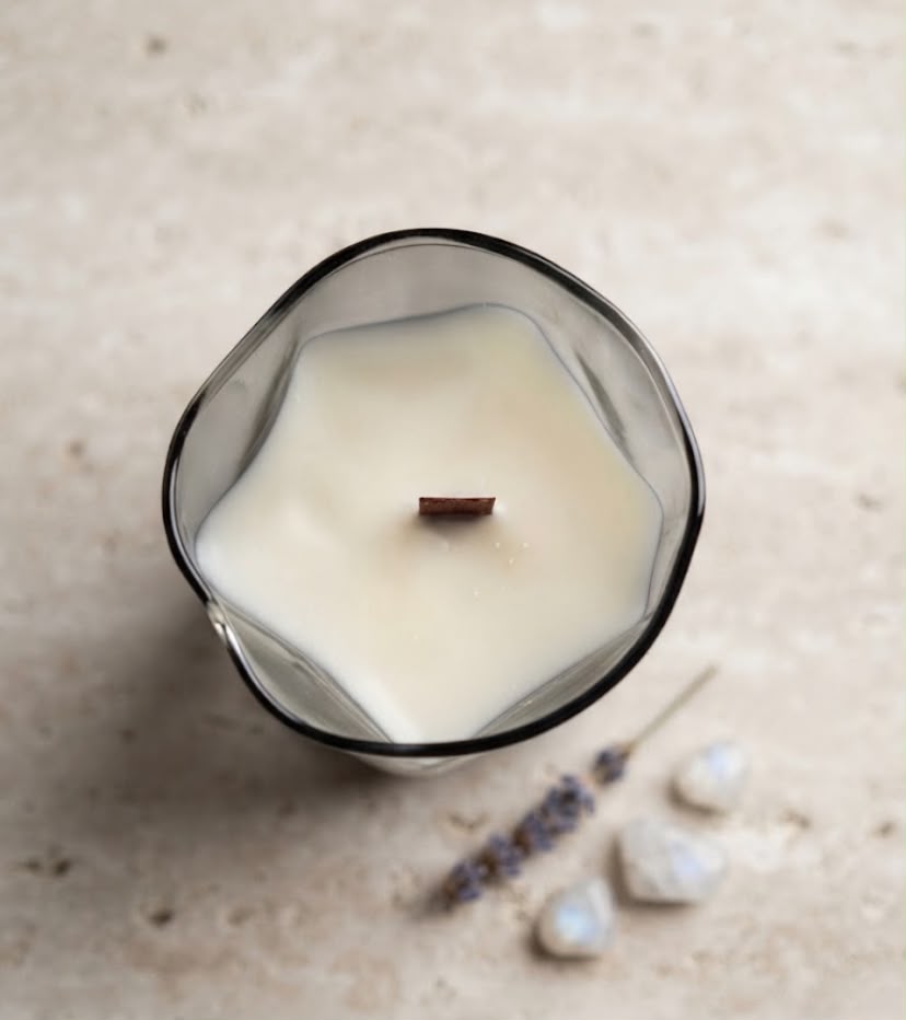 Smoky Vanilla Geurkaars – Handgemaakte Soja Kaars