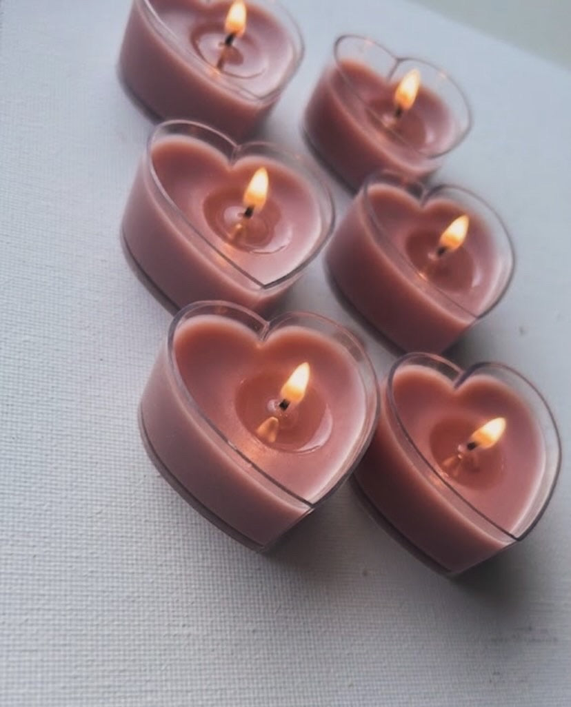 Luxe theelichtjes set van 6