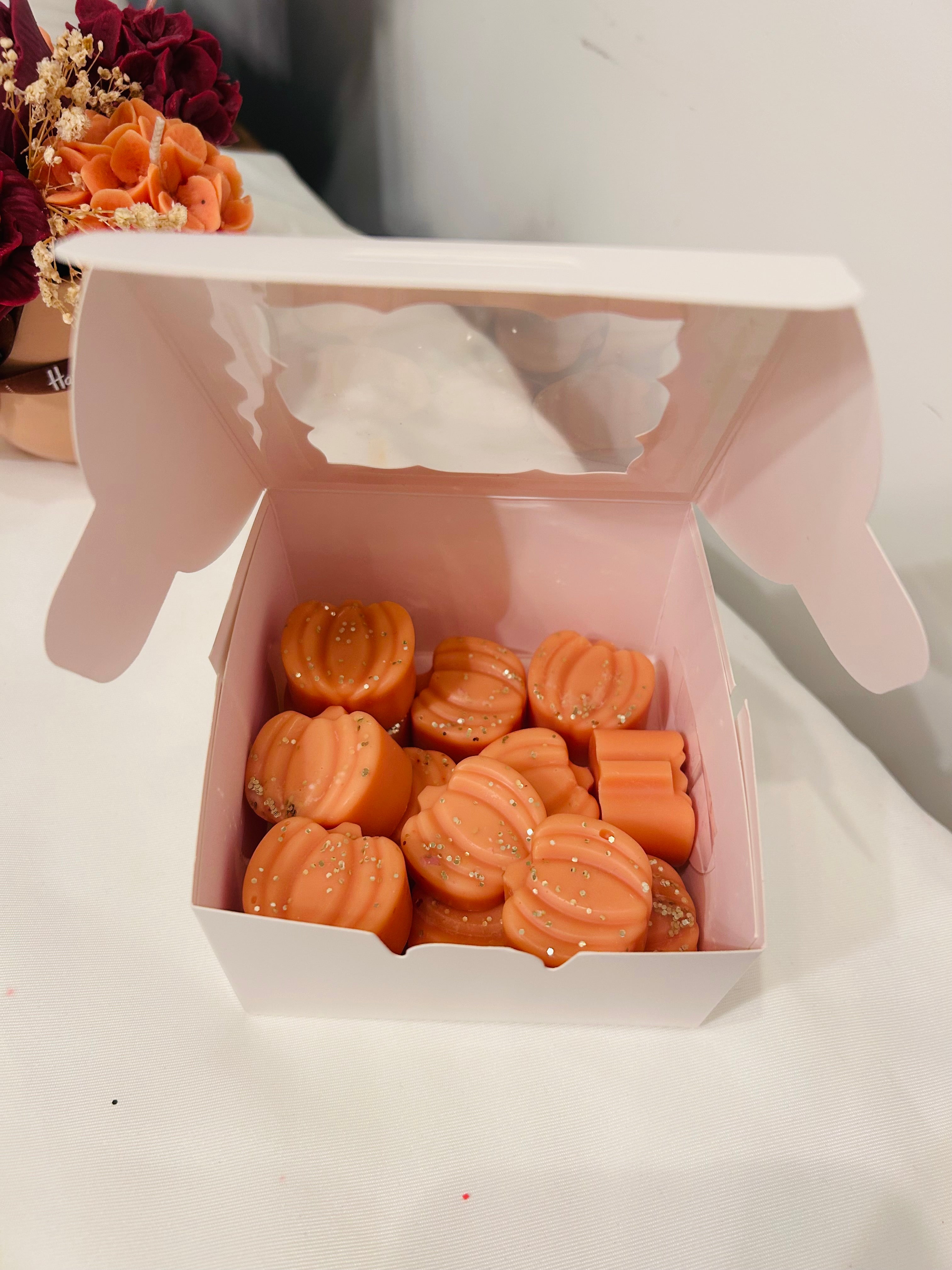 Waxmelts in pompoenvorm- Sandelhout & Vanille 200 gram