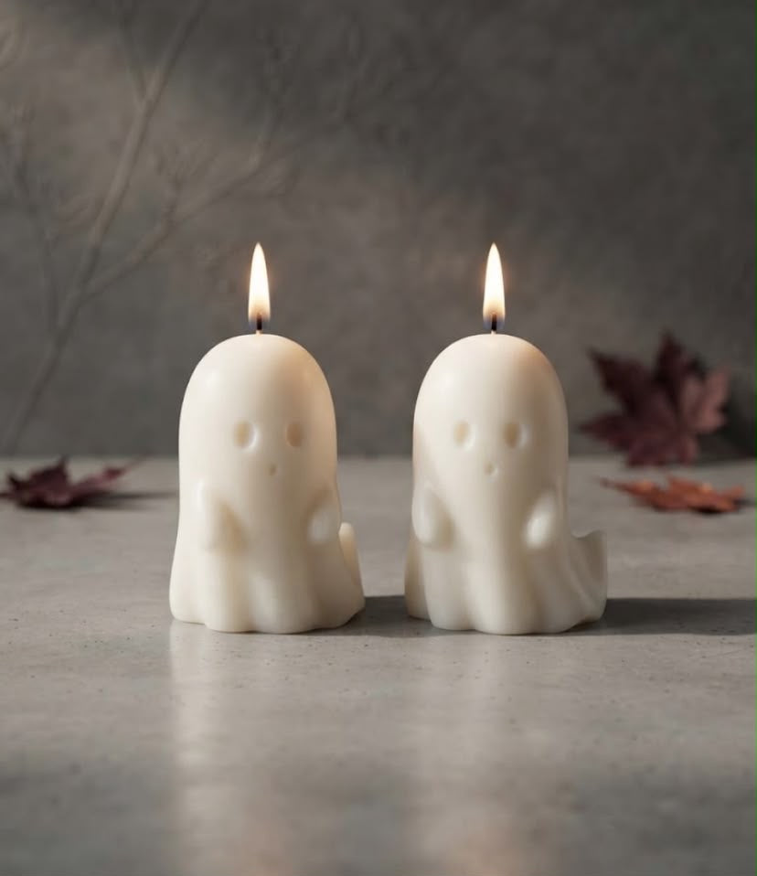 Halloween Spookje Geurkaars – Handgemaakte Decoratie Kaars