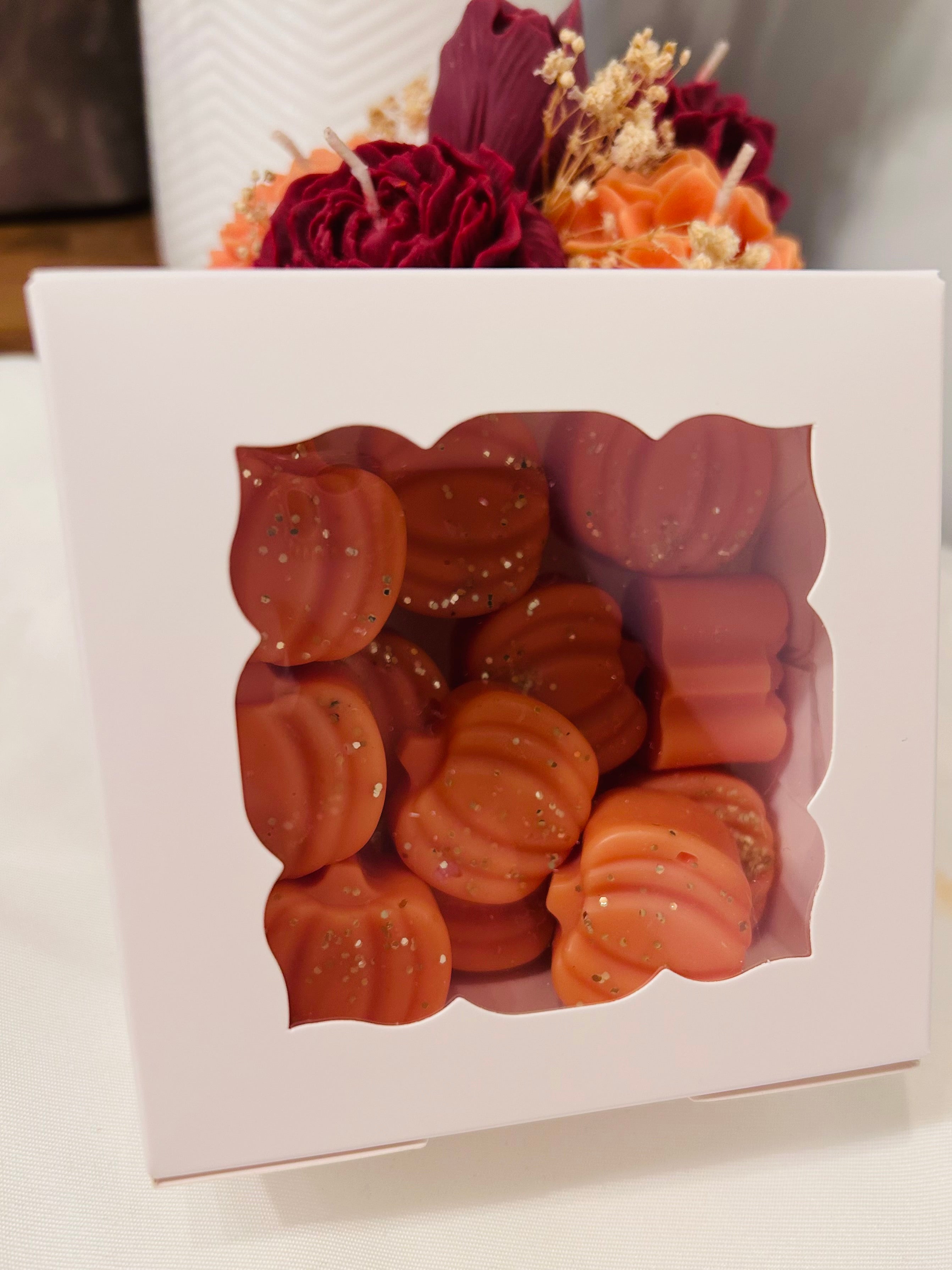 Waxmelts in pompoenvorm- Sandelhout & Vanille 200 gram