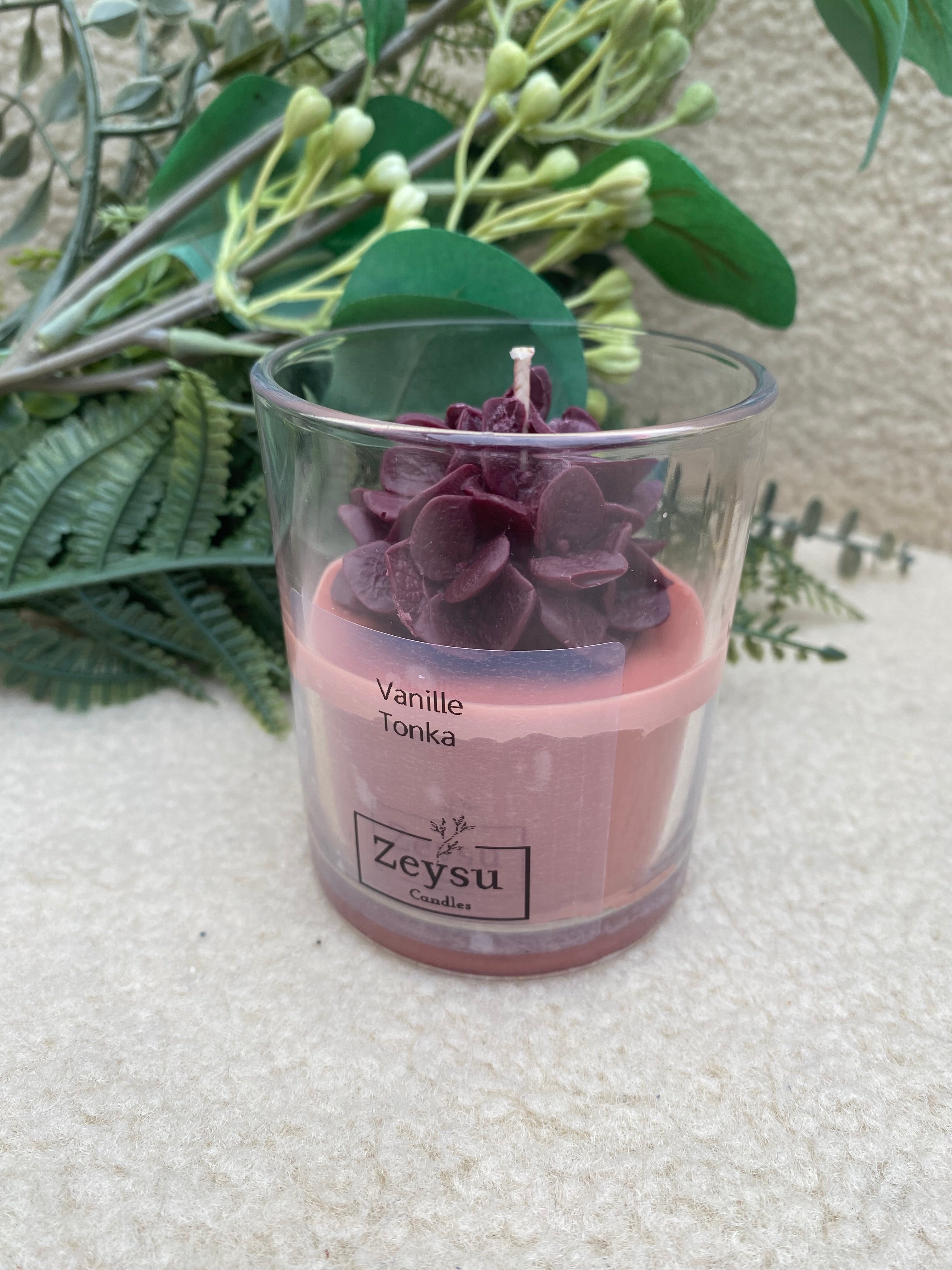 Geurkaars Vanille Tonka Terracotta