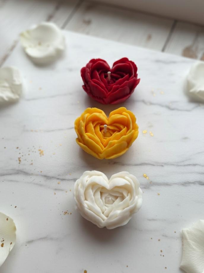 Bloesemkus kaarsen set