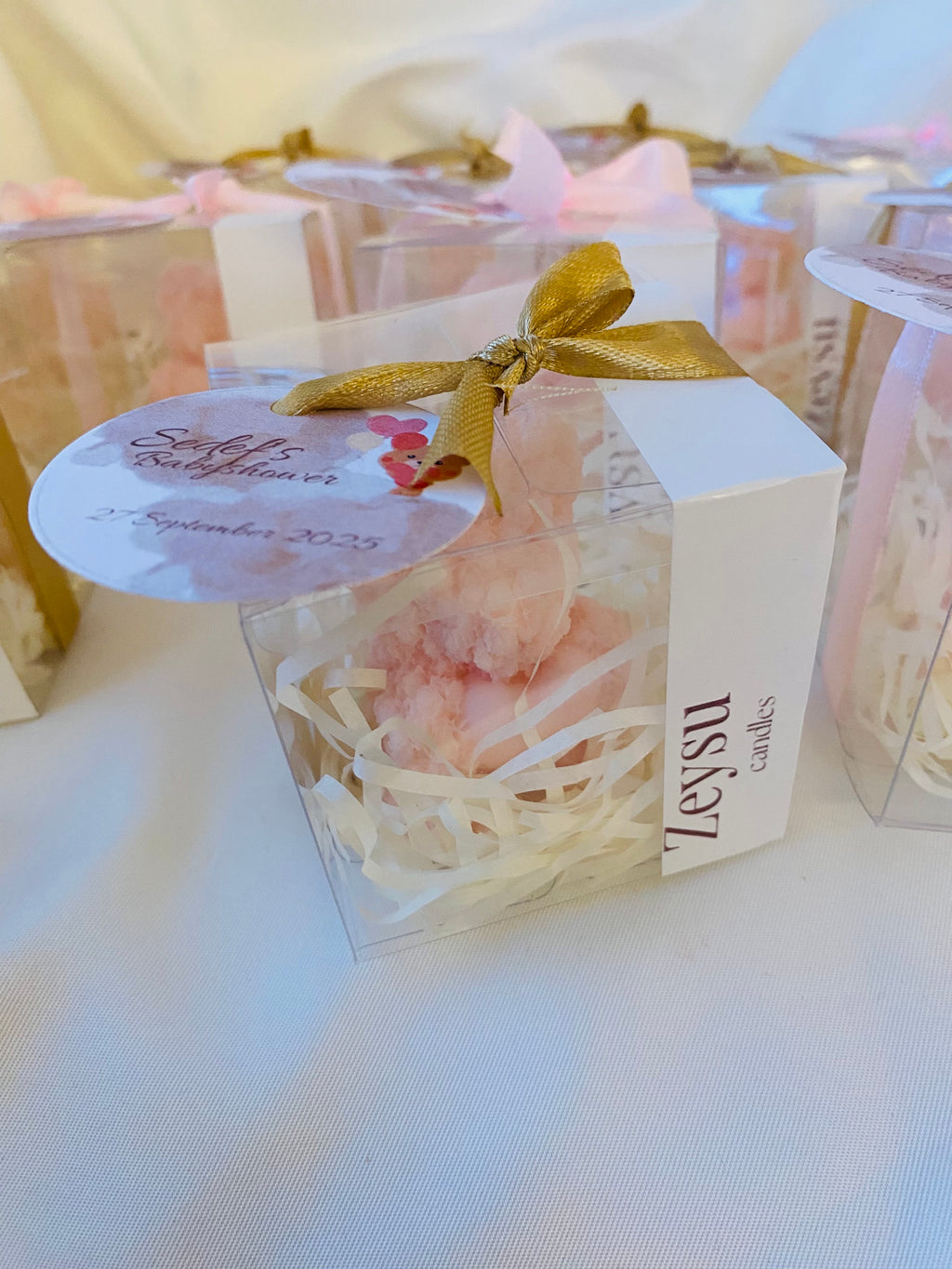 Kleine beer kaars hartje