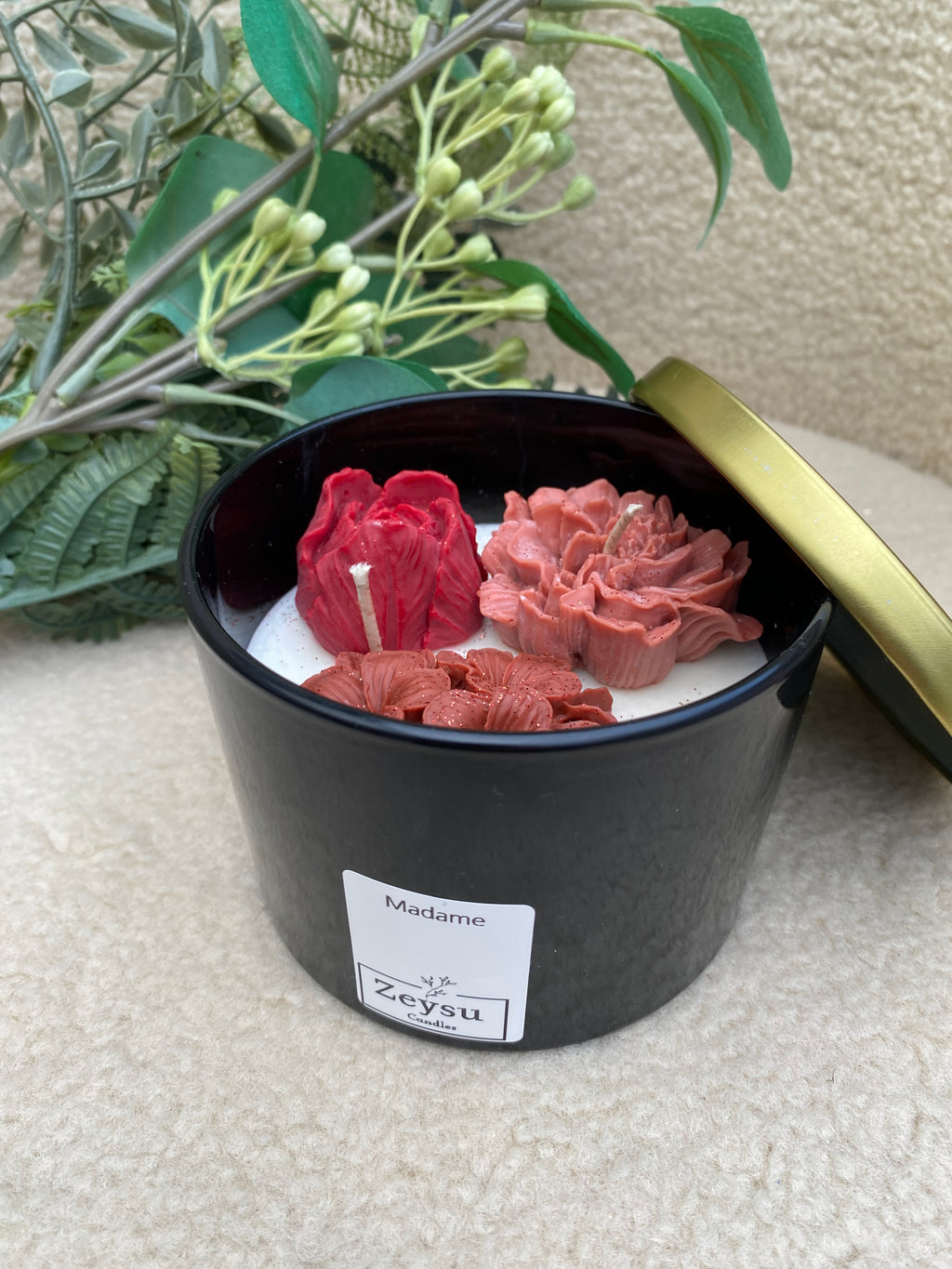 Geurkaars Madame Zwart