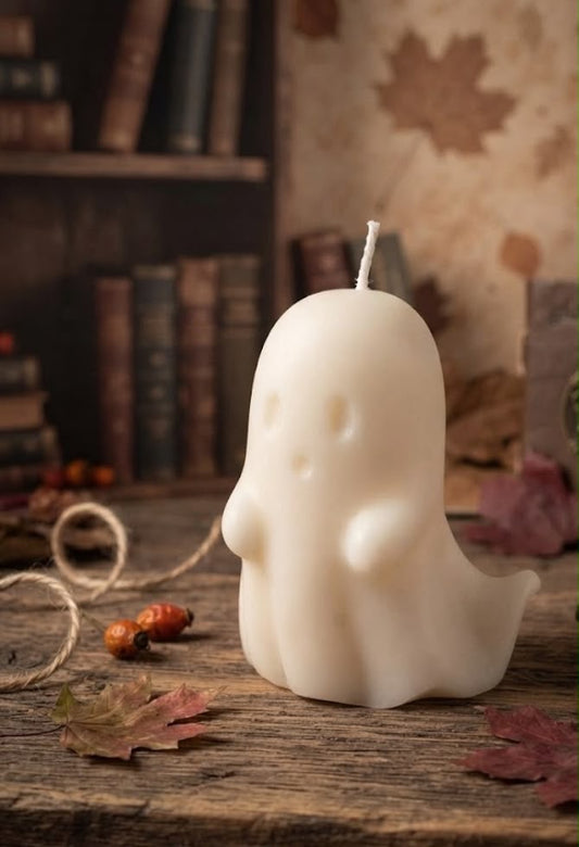 Halloween Spookje Geurkaars – Handgemaakte Decoratie Kaars