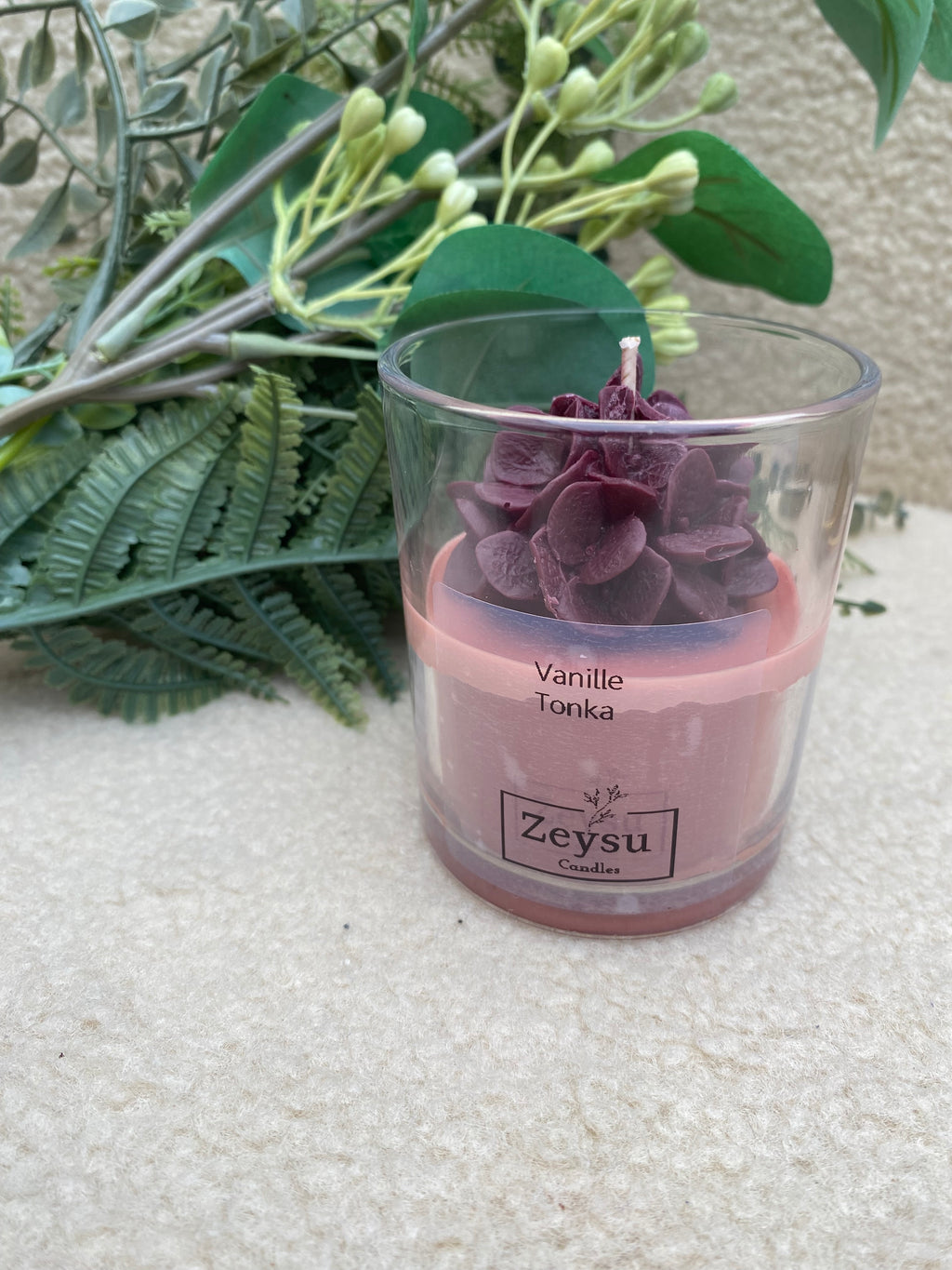 Geurkaars Vanille Tonka Terracotta