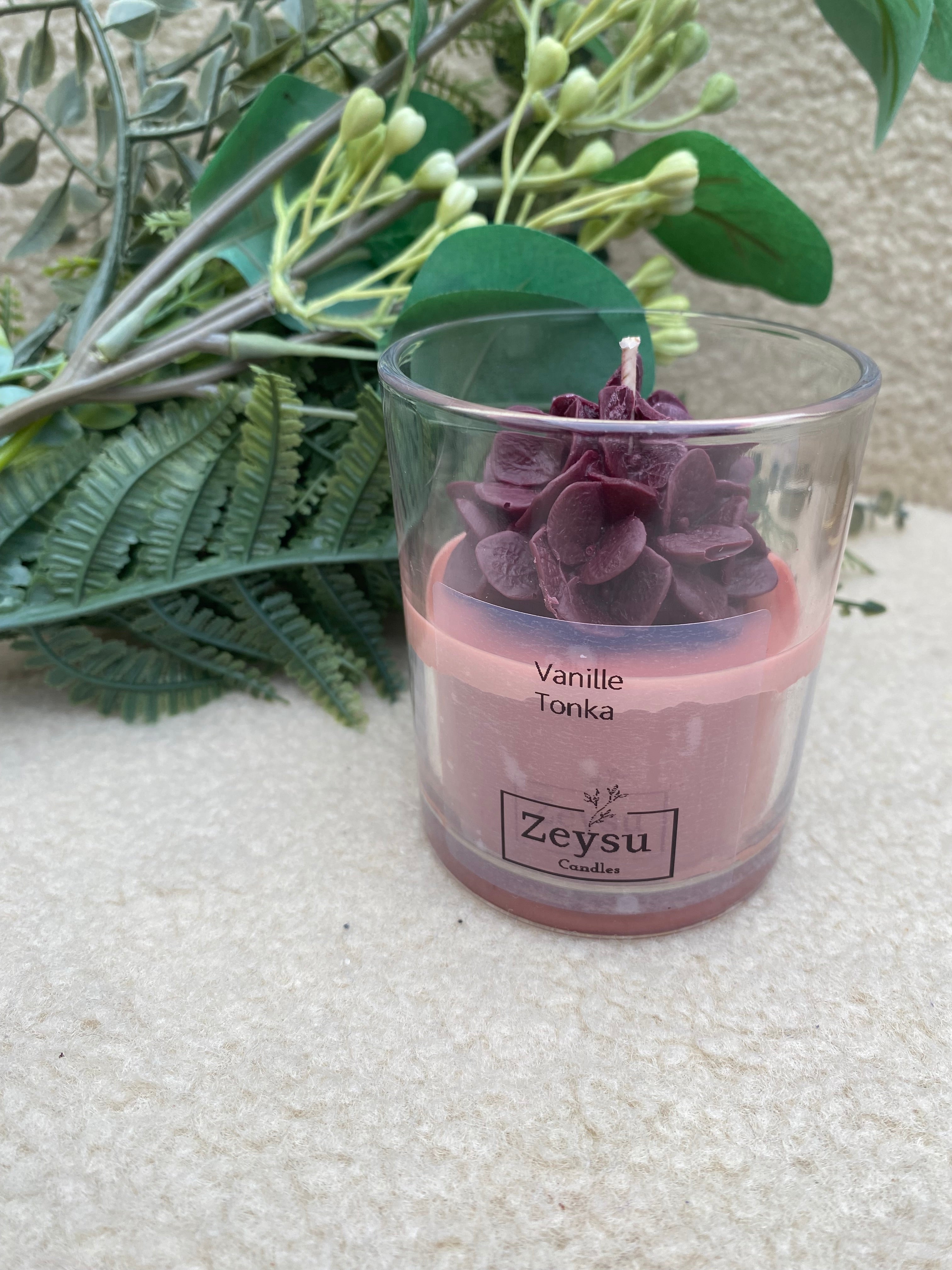 Geurkaars Vanille Tonka Terracotta