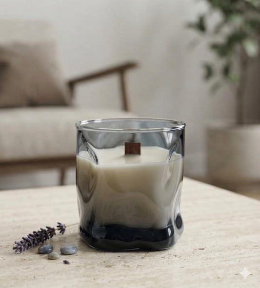 Smoky Vanilla Geurkaars – Handgemaakte Soja Kaars