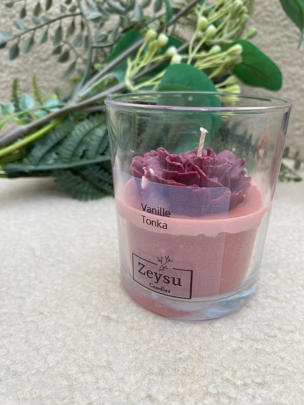 Geurkaars Vanille Tonka Terracotta