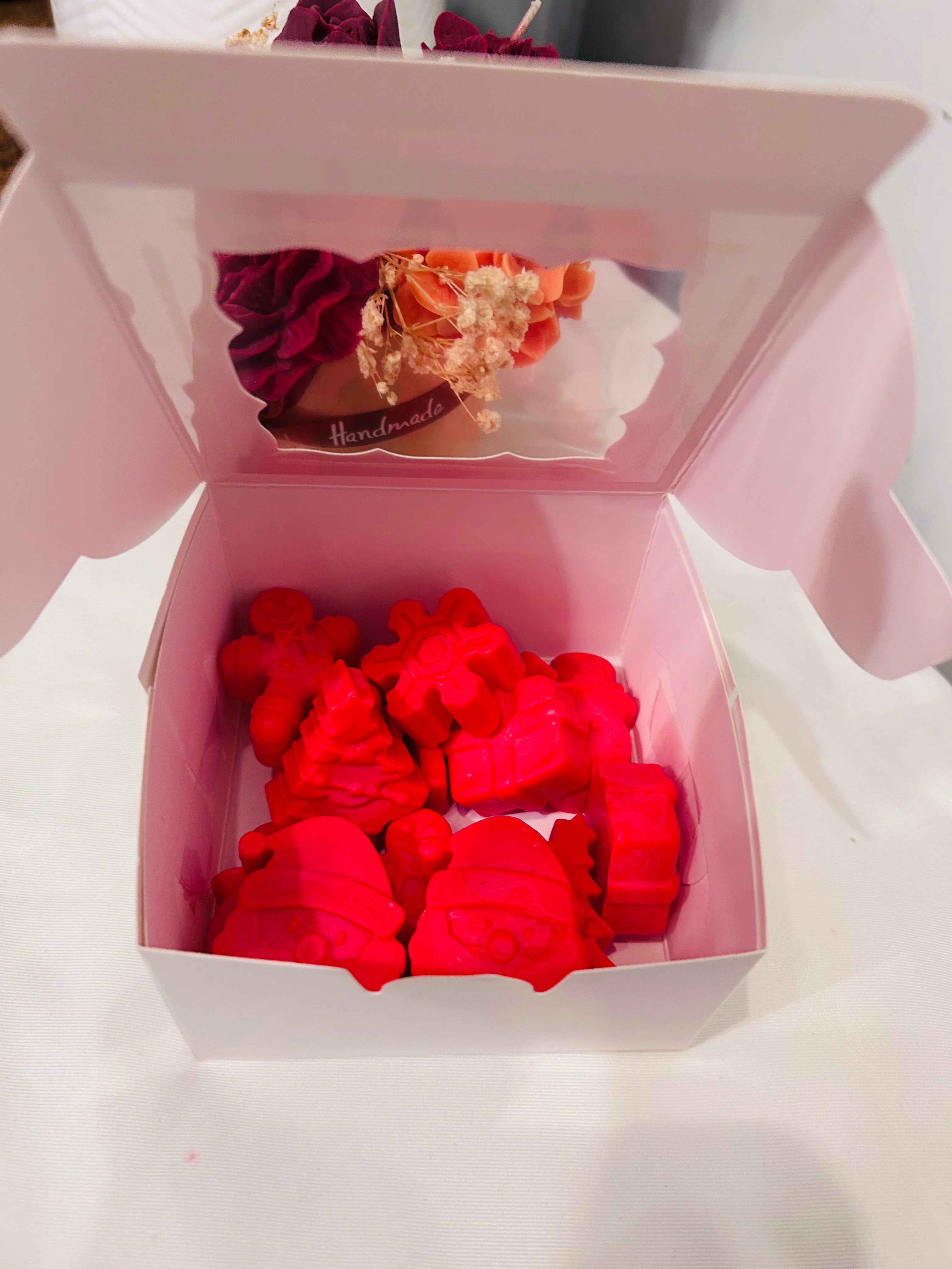 Waxmelts in kerstvormpjes- Kerstrood| Vanille Tonka 125 Gram