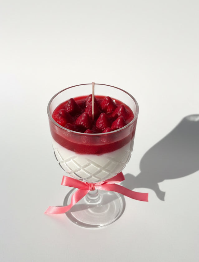 Geurkaars Aardbei siroop