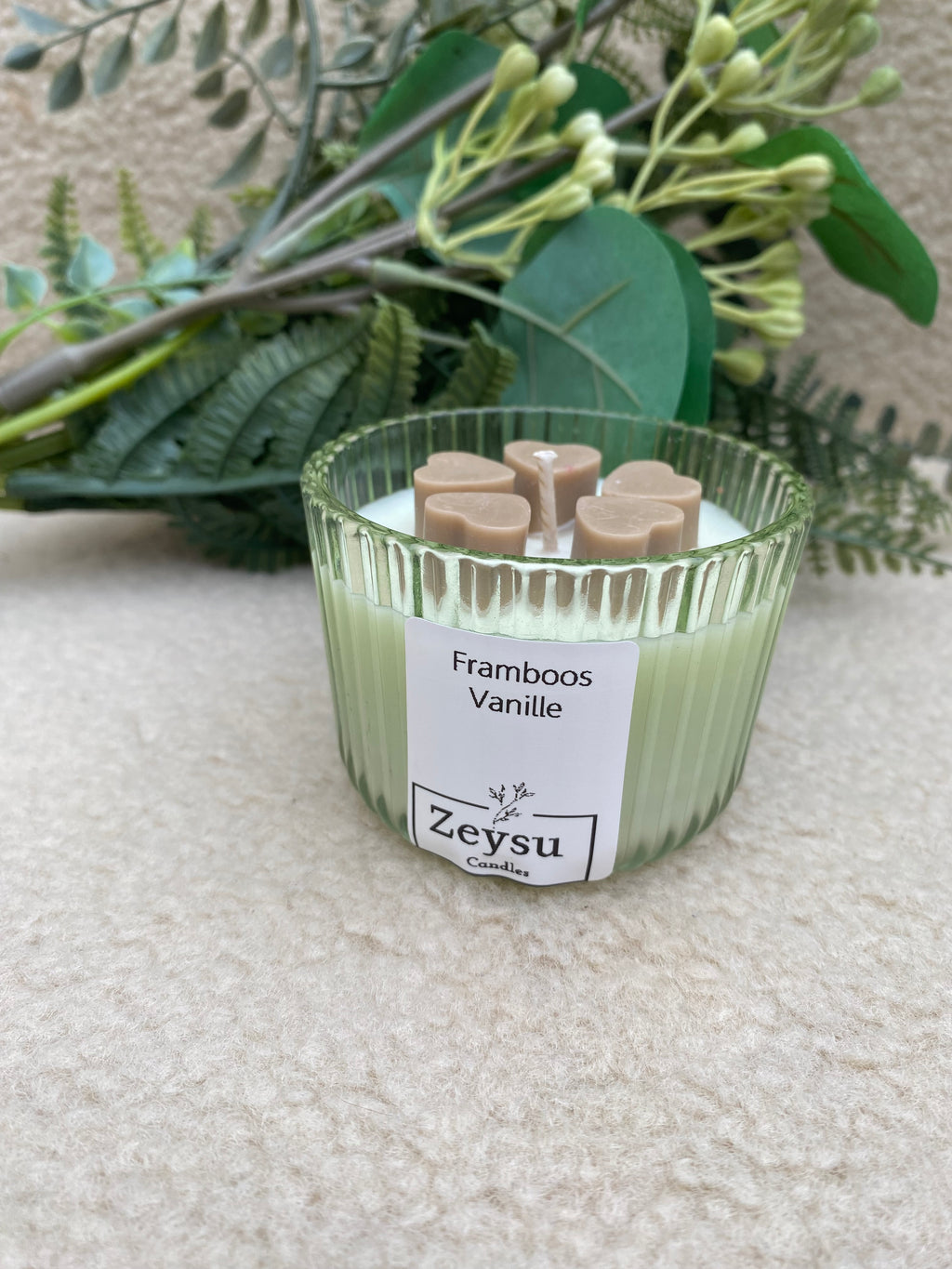 Geurkaars framboos vanille klein