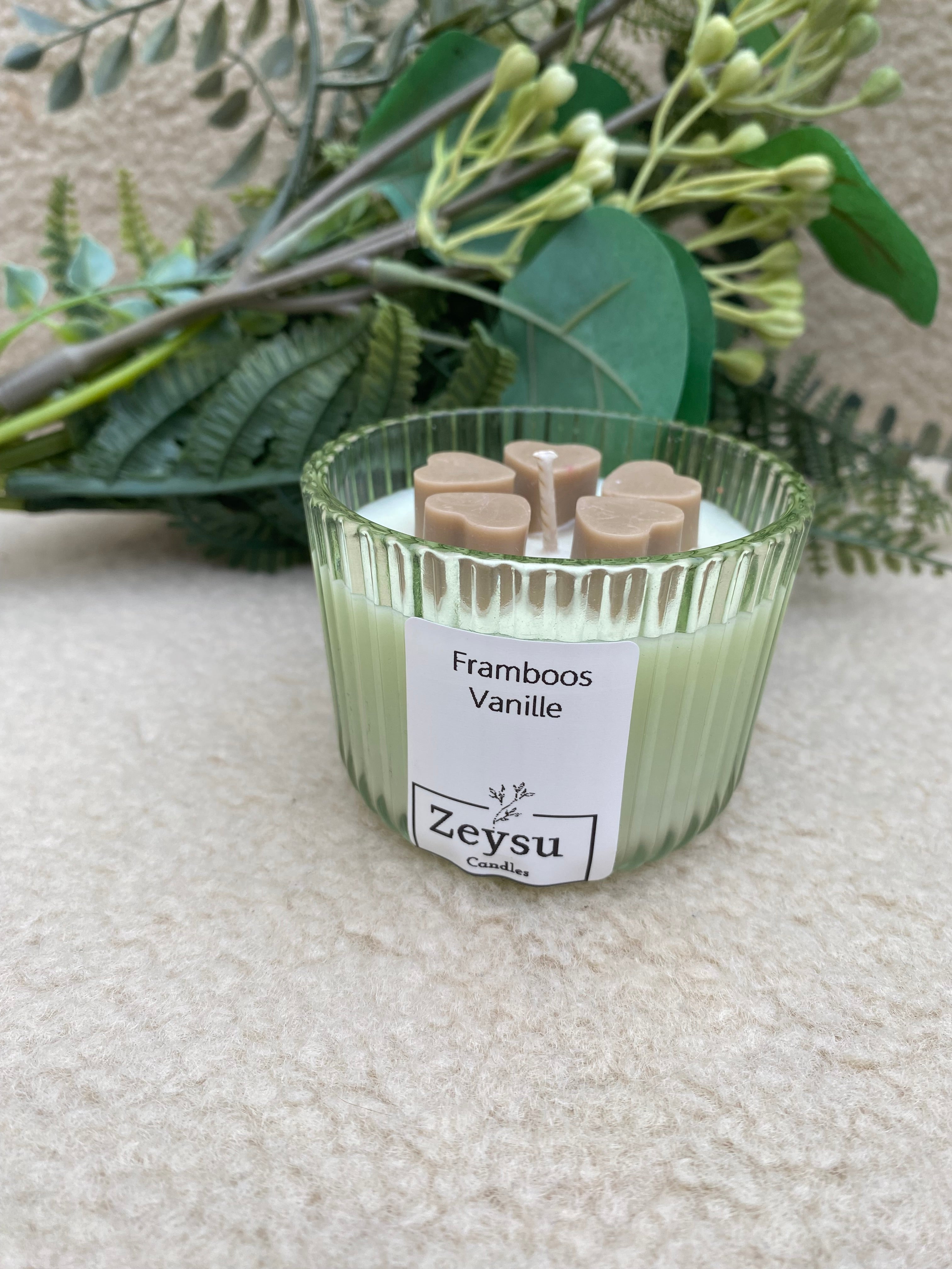 Geurkaars framboos vanille klein