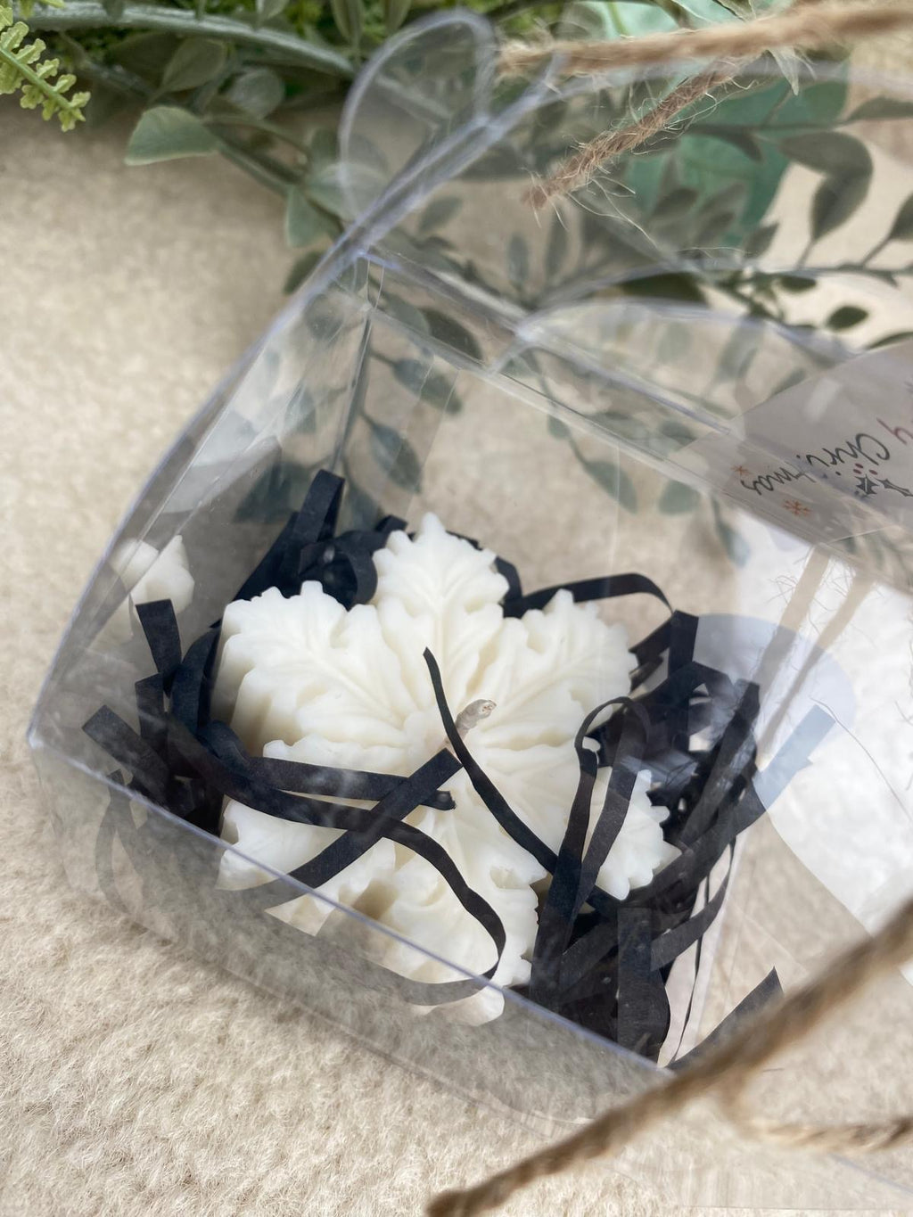 Sneeuwvlokje in cadeaudoos