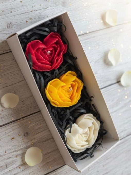 Bloesemkus kaarsen set