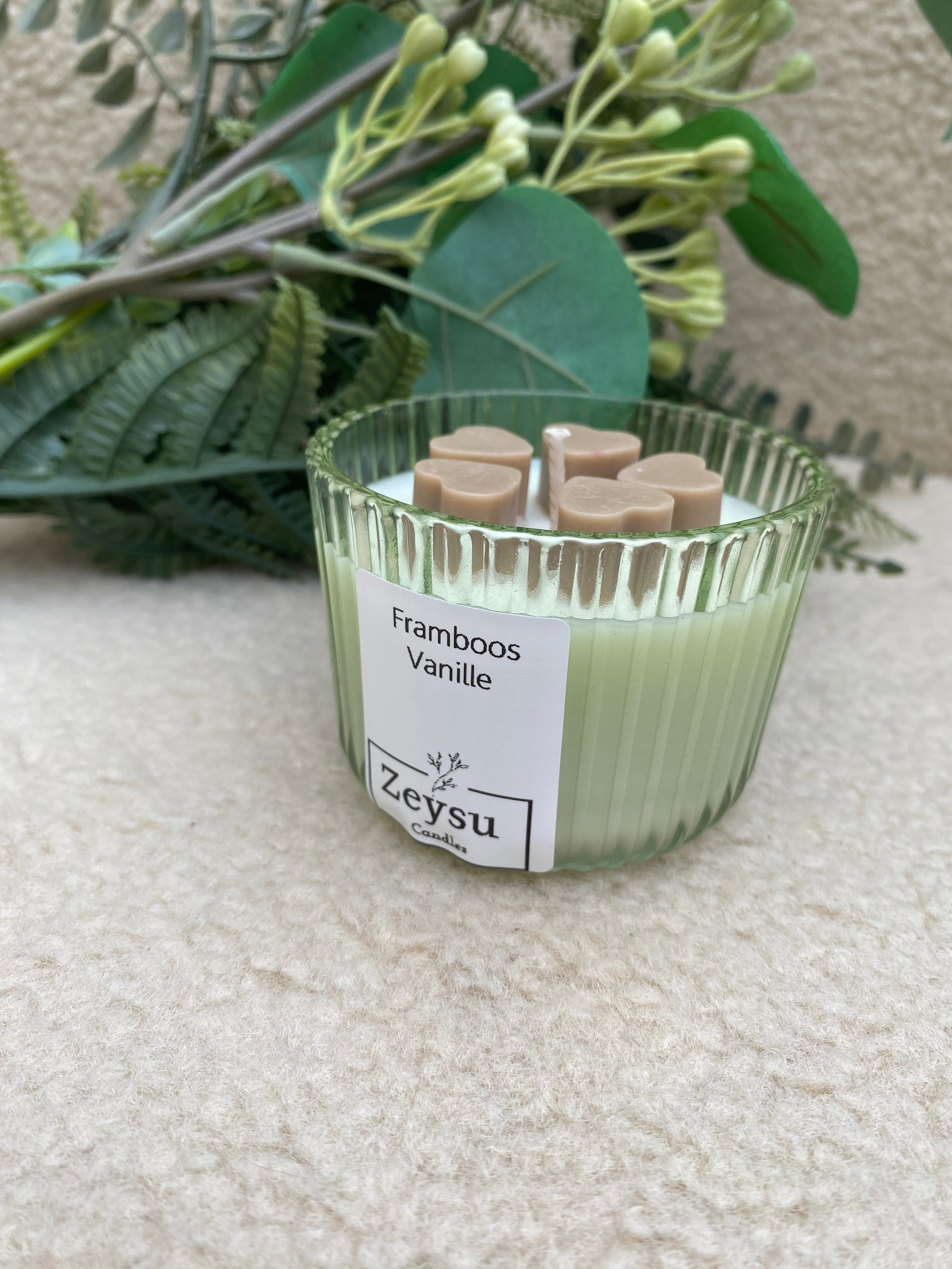 Geurkaars framboos vanille klein